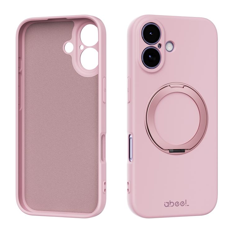 Capa de Telefone ABEEL em Silicone Líquido Magnético Amigo da Pele com Suporte, Para iPhone 17 Pro Max, Para iPhone 17 Pro, Para iPhone 17, Para iPhone 16 Pro Max, Para iPhone 16 Pro, Para iPhone 16
