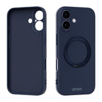 Capa de Telefone ABEEL em Silicone Líquido Magnético Amigo da Pele com Suporte, Para iPhone 17 Pro Max, Para iPhone 17 Pro, Para iPhone 17, Para iPhone 16 Pro Max, Para iPhone 16 Pro, Para iPhone 16