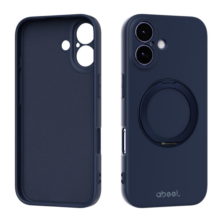 Capa de Telefone ABEEL em Silicone Líquido Magnético Amigo da Pele com Suporte, Para iPhone 17 Pro Max, Para iPhone 17 Pro, Para iPhone 17, Para iPhone 16 Pro Max, Para iPhone 16 Pro, Para iPhone 16