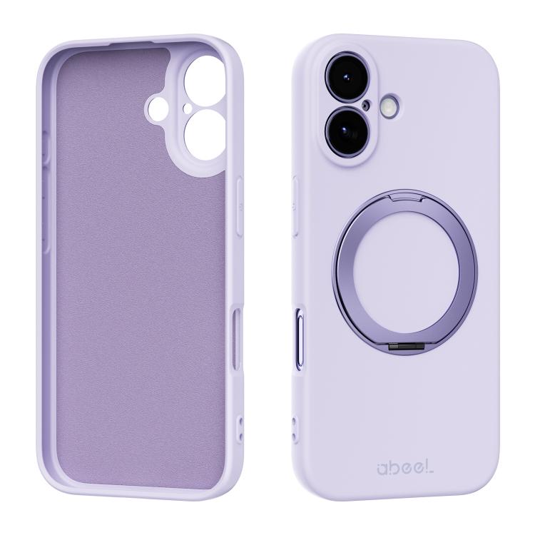Capa de Telefone ABEEL em Silicone Líquido Magnético Amigo da Pele com Suporte, Para iPhone 17 Pro Max, Para iPhone 17 Pro, Para iPhone 17, Para iPhone 16 Pro Max, Para iPhone 16 Pro, Para iPhone 16