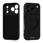 Capa de Telefone ABEEL em Silicone Líquido Magnético Amigo da Pele com Suporte, Para iPhone 17 Pro Max, Para iPhone 17 Pro, Para iPhone 17, Para iPhone 16 Pro Max, Para iPhone 16 Pro, Para iPhone 16