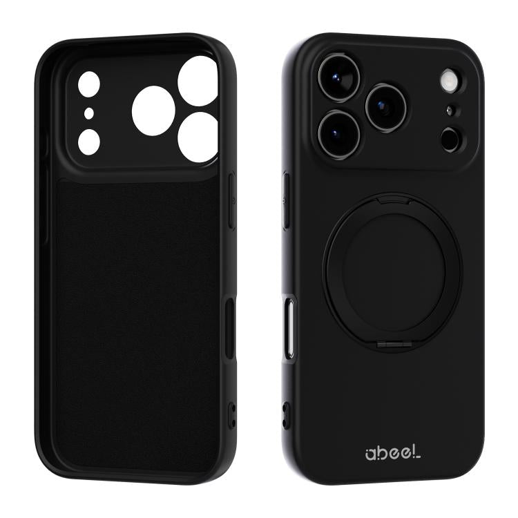 Capa de Telefone ABEEL em Silicone Líquido Magnético Amigo da Pele com Suporte, Para iPhone 17 Pro Max, Para iPhone 17 Pro, Para iPhone 17, Para iPhone 16 Pro Max, Para iPhone 16 Pro, Para iPhone 16