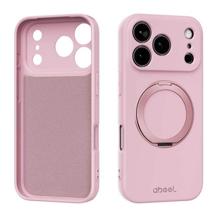 Capa de Telefone ABEEL em Silicone Líquido Magnético Amigo da Pele com Suporte, Para iPhone 17 Pro Max, Para iPhone 17 Pro, Para iPhone 17, Para iPhone 16 Pro Max, Para iPhone 16 Pro, Para iPhone 16