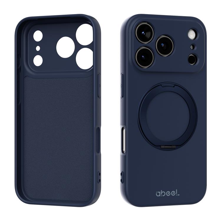 Capa de Telefone ABEEL em Silicone Líquido Magnético Amigo da Pele com Suporte, Para iPhone 17 Pro Max, Para iPhone 17 Pro, Para iPhone 17, Para iPhone 16 Pro Max, Para iPhone 16 Pro, Para iPhone 16