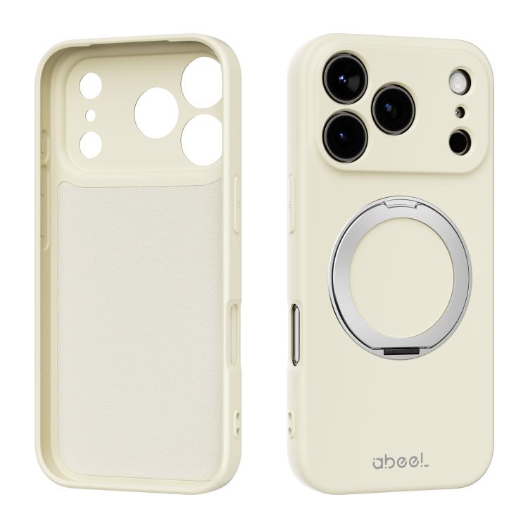 Capa de Telefone ABEEL em Silicone Líquido Magnético Amigo da Pele com Suporte, Para iPhone 17 Pro Max, Para iPhone 17 Pro, Para iPhone 17, Para iPhone 16 Pro Max, Para iPhone 16 Pro, Para iPhone 16