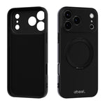 Capa de Telefone ABEEL em Silicone Líquido Magnético Amigo da Pele com Suporte, Para iPhone 17 Pro Max, Para iPhone 17 Pro, Para iPhone 17, Para iPhone 16 Pro Max, Para iPhone 16 Pro, Para iPhone 16