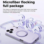 Capa de Telefone ABEEL em Silicone Líquido Magnético Amigo da Pele com Suporte, Para iPhone 17 Pro Max, Para iPhone 17 Pro, Para iPhone 17, Para iPhone 16 Pro Max, Para iPhone 16 Pro, Para iPhone 16