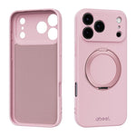 Capa de Telefone ABEEL em Silicone Líquido Magnético Amigo da Pele com Suporte, Para iPhone 17 Pro Max, Para iPhone 17 Pro, Para iPhone 17, Para iPhone 16 Pro Max, Para iPhone 16 Pro, Para iPhone 16