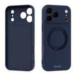 Capa de Telefone ABEEL em Silicone Líquido Magnético Amigo da Pele com Suporte, Para iPhone 17 Pro Max, Para iPhone 17 Pro, Para iPhone 17, Para iPhone 16 Pro Max, Para iPhone 16 Pro, Para iPhone 16