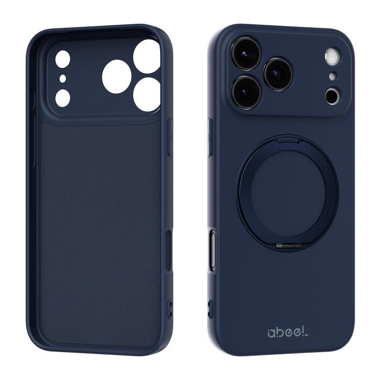 Capa de Telefone ABEEL em Silicone Líquido Magnético Amigo da Pele com Suporte, Para iPhone 17 Pro Max, Para iPhone 17 Pro, Para iPhone 17, Para iPhone 16 Pro Max, Para iPhone 16 Pro, Para iPhone 16