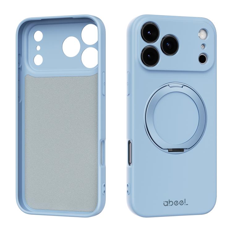 Capa de Telefone ABEEL em Silicone Líquido Magnético Amigo da Pele com Suporte, Para iPhone 17 Pro Max, Para iPhone 17 Pro, Para iPhone 17, Para iPhone 16 Pro Max, Para iPhone 16 Pro, Para iPhone 16