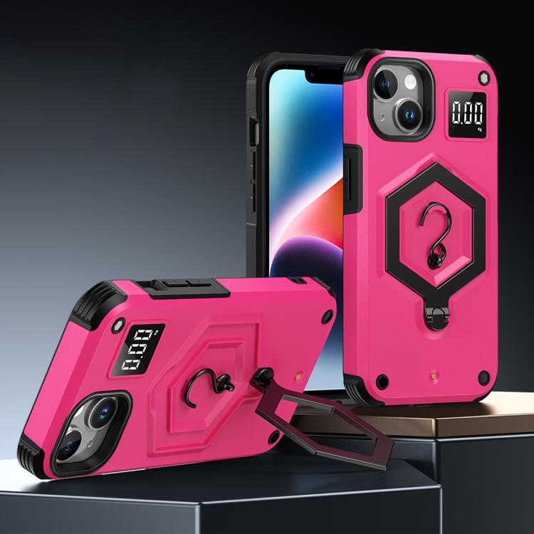 Capa de telefone com suporte magnético Hexagon Armor e balança de pesagem, para iPhone 14 / 13, para iPhone 14 Pro, para iPhone 14 Pro Max, para iPhone 13 Pro Max, para iPhone 13 Pro, para iPhone 12 Pro Max