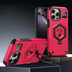 Capa de telefone com suporte magnético Hexagon Armor e balança de pesagem, para iPhone 14 / 13, para iPhone 14 Pro, para iPhone 14 Pro Max, para iPhone 13 Pro Max, para iPhone 13 Pro, para iPhone 12 Pro Max