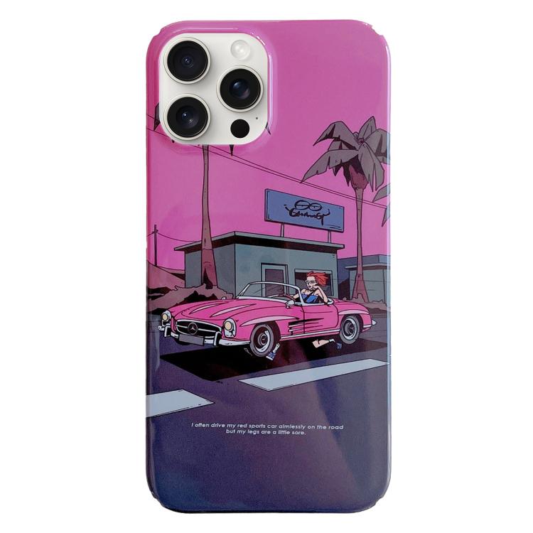 Capa de Telemóvel PC com Padrão Pintado, Para iPhone 17 Pro Max