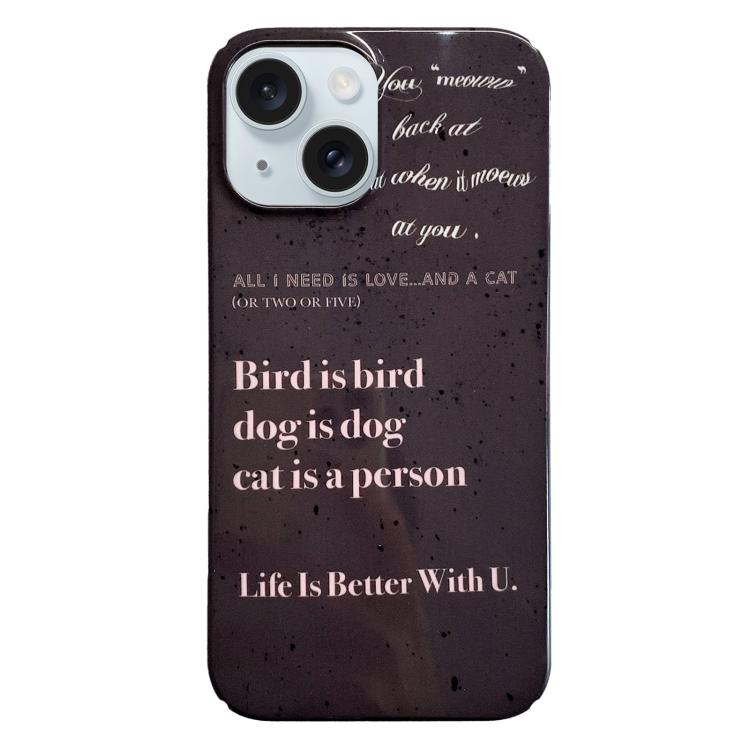 Capa de Telemóvel PC com Padrão Pintado, Para iPhone 17