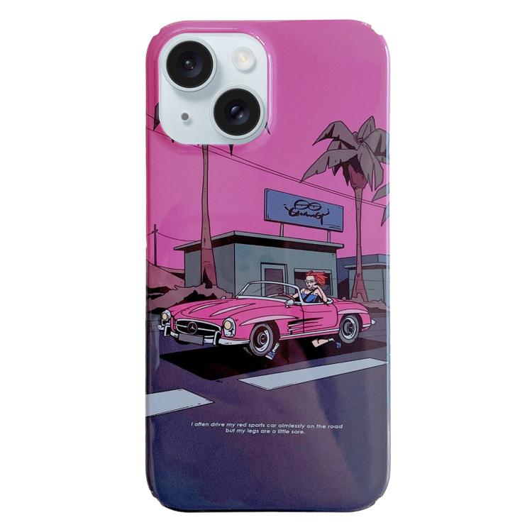 Capa de Telemóvel PC com Padrão Pintado, Para iPhone 17