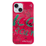 Capa de Telemóvel PC com Padrão Pintado, Para iPhone 17