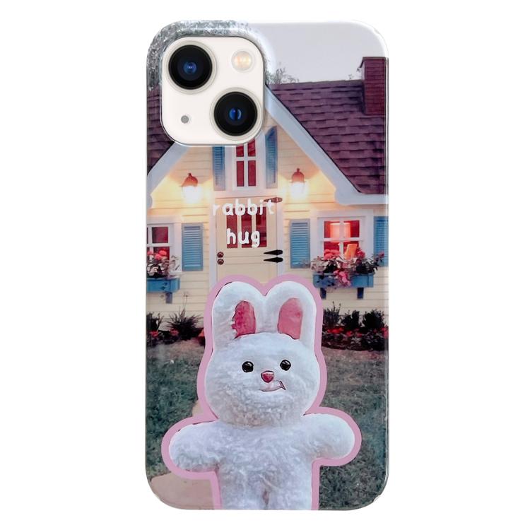 Capa de Telemóvel PC com Padrão Pintado, Para iPhone 16 Plus