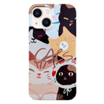 Capa de Telemóvel PC com Padrão Pintado, Para iPhone 16 Plus