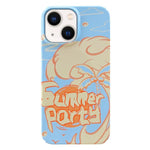 Capa de Telemóvel PC com Padrão Pintado, Para iPhone 16 Plus
