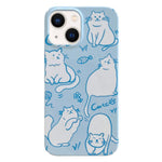 Capa de Telemóvel PC com Padrão Pintado, Para iPhone 16 Plus
