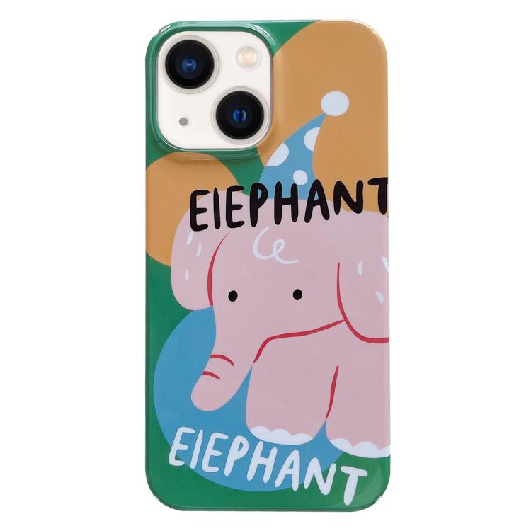 Capa de Telemóvel PC com Padrão Pintado, Para iPhone 16 Plus