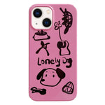 Capa de Telemóvel PC com Padrão Pintado, Para iPhone 16 Plus