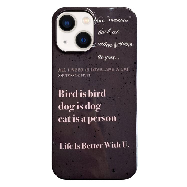 Capa de Telemóvel PC com Padrão Pintado, Para iPhone 16 Plus