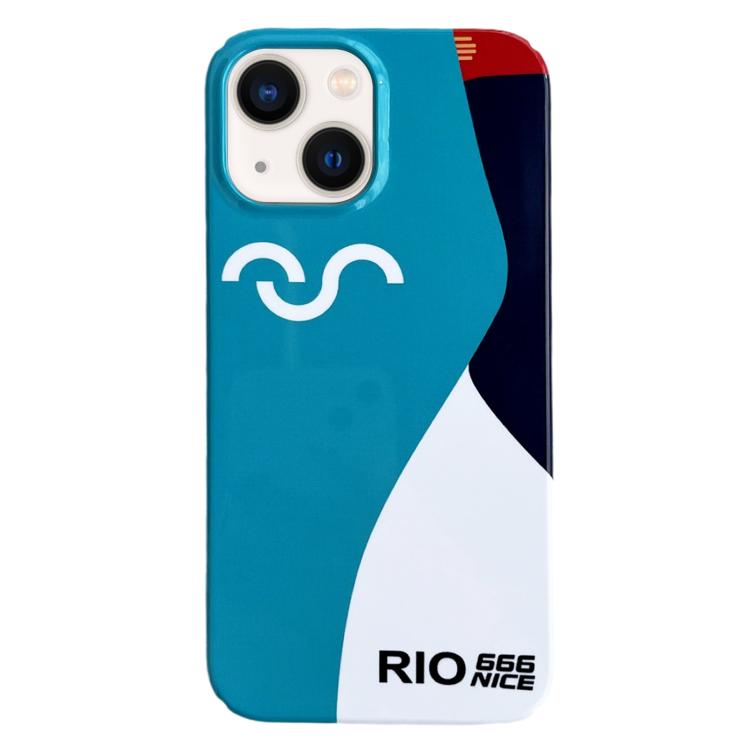 Capa de Telemóvel PC com Padrão Pintado, Para iPhone 16 Plus