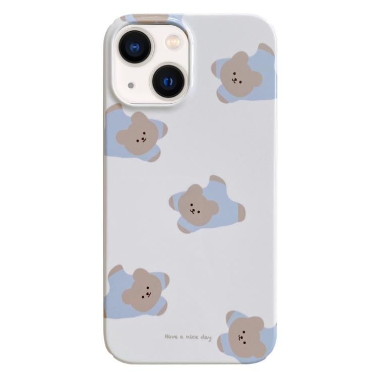 Capa de Telemóvel PC com Padrão Pintado, Para iPhone 16 Plus