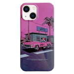Capa de Telemóvel PC com Padrão Pintado, Para iPhone 16 Plus