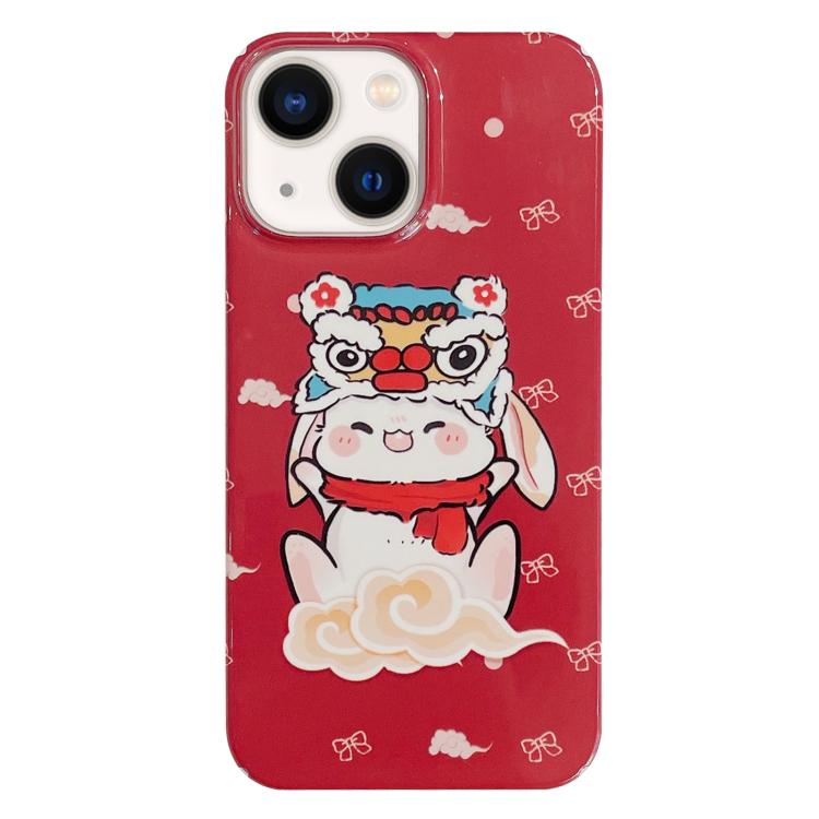 Capa de Telemóvel PC com Padrão Pintado, Para iPhone 16 Plus