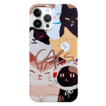 Capa de Telemóvel PC com Padrão Pintado, Para iPhone 16 Pro Max