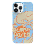 Capa de Telemóvel PC com Padrão Pintado, Para iPhone 16 Pro Max