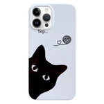 Capa de Telemóvel PC com Padrão Pintado, Para iPhone 16 Pro Max