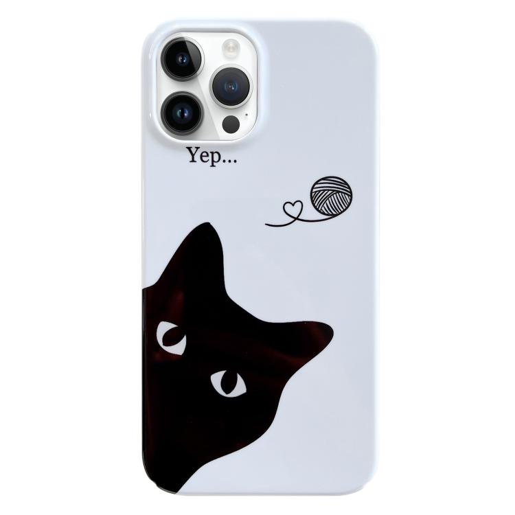 Capa de Telemóvel PC com Padrão Pintado, Para iPhone 16 Pro Max