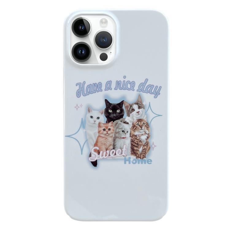 Capa de Telemóvel PC com Padrão Pintado, Para iPhone 16 Pro Max