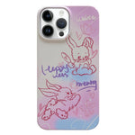 Capa de Telemóvel PC com Padrão Pintado, Para iPhone 16 Pro Max