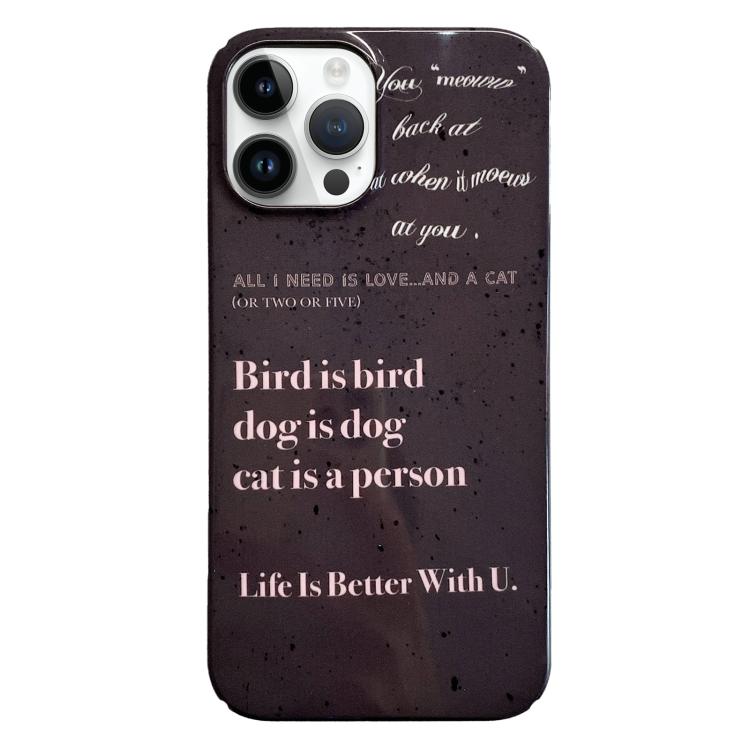 Capa de Telemóvel PC com Padrão Pintado, Para iPhone 16 Pro Max