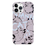 Capa de Telemóvel PC com Padrão Pintado, Para iPhone 16 Pro Max