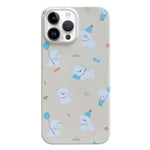 Capa de Telemóvel PC com Padrão Pintado, Para iPhone 16 Pro Max