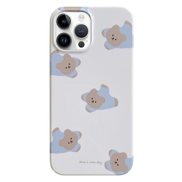 Capa de Telemóvel PC com Padrão Pintado, Para iPhone 16 Pro Max