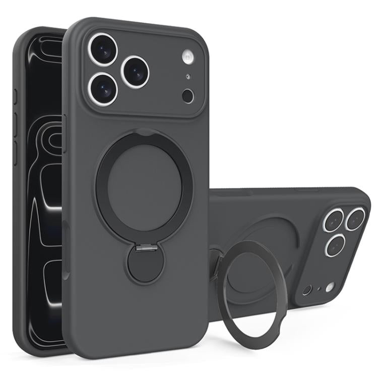 Capa de Telemóvel com Suporte MagSafe de Silicone Líquido, Para iPhone 17 Pro Max, Para iPhone 17 Pro, Para iPhone 17, Para iPhone Air