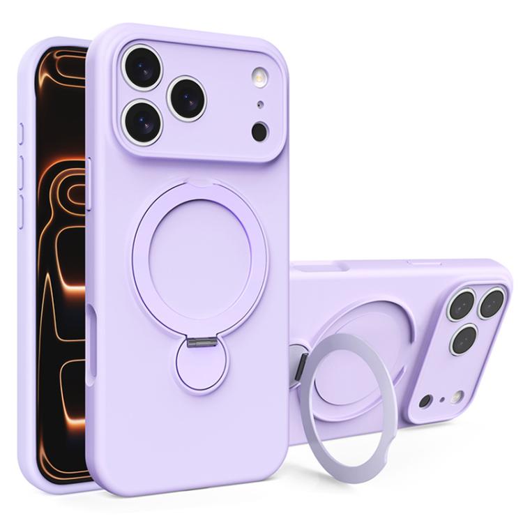 Capa de Telemóvel com Suporte MagSafe de Silicone Líquido, Para iPhone 17 Pro Max, Para iPhone 17 Pro, Para iPhone 17, Para iPhone Air