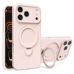 Capa de Telemóvel com Suporte MagSafe de Silicone Líquido, Para iPhone 17 Pro Max, Para iPhone 17 Pro, Para iPhone 17, Para iPhone Air