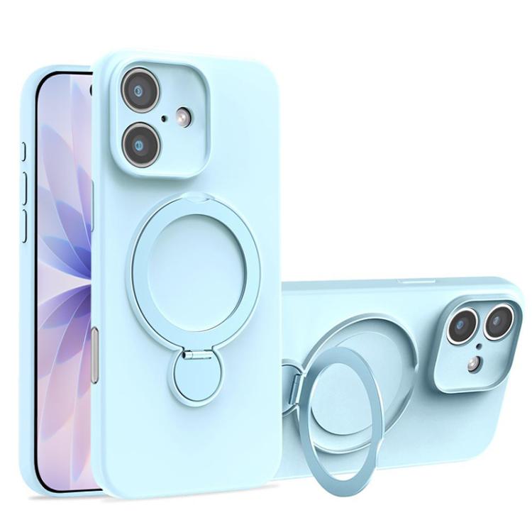 Capa de Telemóvel com Suporte MagSafe de Silicone Líquido, Para iPhone 17 Pro Max, Para iPhone 17 Pro, Para iPhone 17, Para iPhone Air