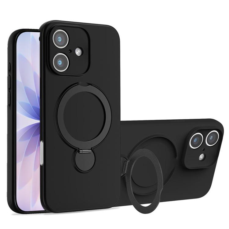 Capa de Telemóvel com Suporte MagSafe de Silicone Líquido, Para iPhone 17 Pro Max, Para iPhone 17 Pro, Para iPhone 17, Para iPhone Air