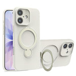 Capa de Telemóvel com Suporte MagSafe de Silicone Líquido, Para iPhone 17 Pro Max, Para iPhone 17 Pro, Para iPhone 17, Para iPhone Air