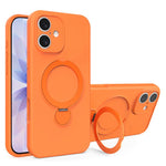 Capa de Telemóvel com Suporte MagSafe de Silicone Líquido, Para iPhone 17 Pro Max, Para iPhone 17 Pro, Para iPhone 17, Para iPhone Air