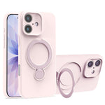 Capa de Telemóvel com Suporte MagSafe de Silicone Líquido, Para iPhone 17 Pro Max, Para iPhone 17 Pro, Para iPhone 17, Para iPhone Air